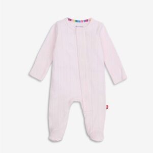 *NEW* Magnetic Me - Newborn Pointelle Organic Cotton Footie